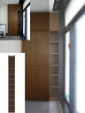 つっぱり書庫 事務室上棚付子供部屋すきま収納 大容量収納 G2 【オーダー収納】オーディオ CD収納に 壁面書棚 高さ274.1〜283.1cm幅15〜24cm...