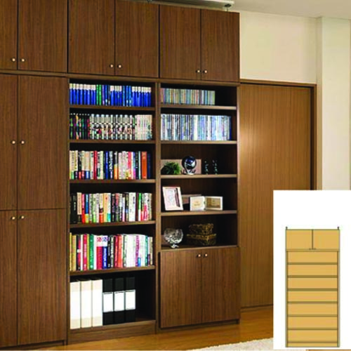 A3収納 応接室天井つっぱり棚 カタログ書庫 O3 【オーダー収納】絵本 新聞収納に 天井つっぱり棚 ファ..