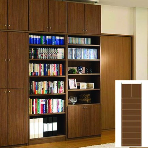 応接室オフィス全面本棚 ファイル収納 転倒対策書庫 M3 【オーダー収納】教科書 絵本収納に オフィス全面本棚 奥行40cm高さ274〜283cm幅60〜70cm タフ棚板（厚さ2.5cm） オフィス全面本棚 収納 幅 70 cm サイズ オーダー