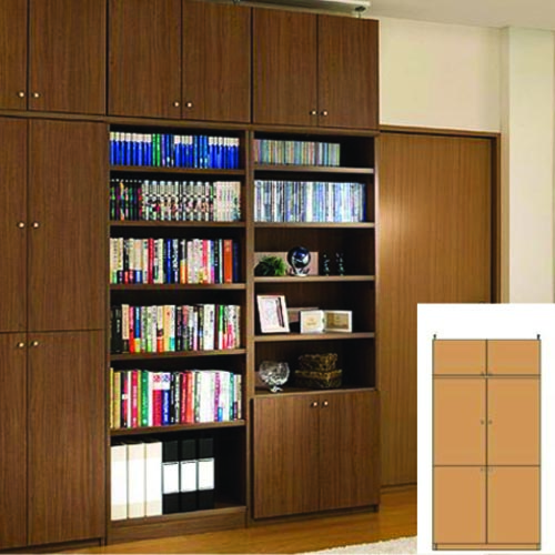 業務用薄型 本棚 つっぱり本棚 奥深全面扉オフィス収納 UX 壁面本棚 薄型書棚 高さ250．1〜259．1cm幅81〜90cm奥行46cm厚棚板(棚板厚2.5cm) タフ棚板（厚さ2.5cm） 薄型本棚 整理棚 幅 87 cm 横幅 注文