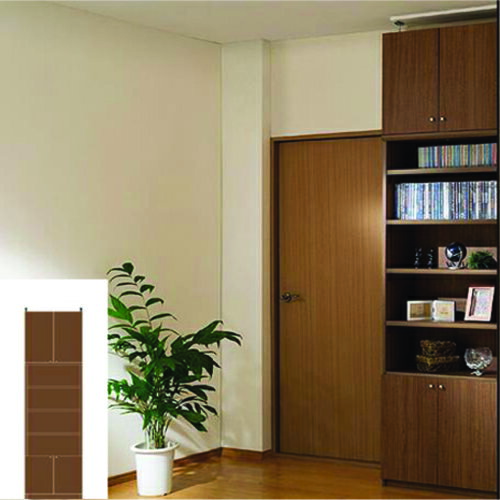 書籍収納 待合室天井つっぱり壁面書庫 つっぱり書庫 S3 【オーダー本棚】アメニティ 雑貨等収納に 天井つっぱり壁面書庫 ブルーレイ本棚 奥行31cm高さ250...