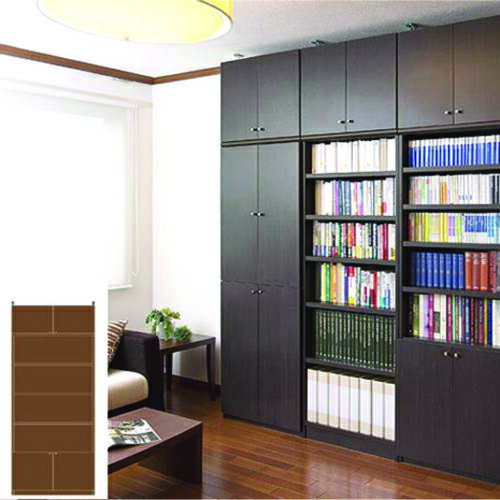 業務用幅広扉付きリビング収納 大容量収納 つっぱり本棚 M2 【オーダー書棚】マガジン 模型収納に 幅広扉付きリビング収納 高さ250．1〜259．1cm幅81〜90cm奥行40cm厚棚板(棚板厚2.5cm) 本棚 幅 85 cm 横幅 指定