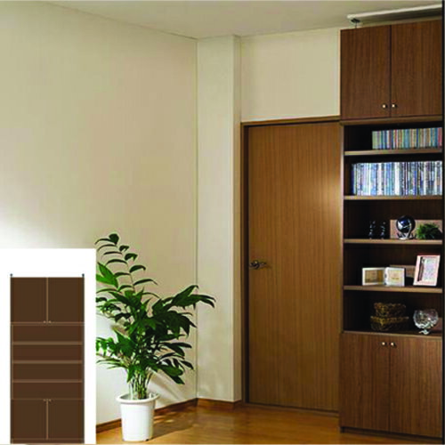 店舗天井つっぱり壁面書庫 大容量本棚 つっぱり本棚 M2 【オーダー本棚】シリーズ本 教科書収納に 天井つっぱり壁面書庫 高さ250〜259cm幅81〜90cm...