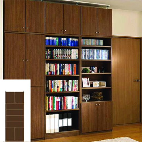 ロビー薄型 本棚 多目的書棚 奥深オフィス壁収納 UX 壁面本棚 薄型収納 高さ232〜241cm幅60〜70cm奥行46cm厚棚板（棚板厚2.5cm） タフ棚板（厚さ2.5cm） 薄型本棚 本棚 幅 63 cm 寸法 指定