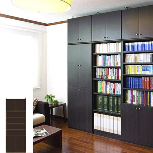 業務用本棚 扉付き 大容量収納 扉付き壁収納 TX 壁固定本棚 扉付収納 高さ232〜241cm幅60〜70cm奥行40cm厚棚板（棚板厚2.5cm） タフ棚板（厚さ2.5cm） 扉付本棚 本棚 幅 60 cm 寸法 指定