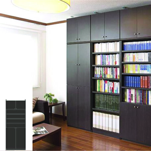 楽天eモノショップ書籍収納 待合室奥深下扉壁面収納 つっぱり書庫 S3 【オーダー本棚】アメニティ 雑貨等収納に 奥深下扉壁面収納 ブルーレイ本棚 奥行46cm高さ217〜226cm幅60〜70cm 標準棚板（厚さ1.7cm） 付録書棚 本棚 幅 62 cm 寸法 指定