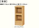 隙間飾り棚 高さ49cm幅15~24cm奥行19cm厚棚板(棚板厚み2.5cm)CDラック 洗面所シェルフ 幅オーダー1cm単位 丈夫な棚板本棚 隙間飾り棚 収納棚 幅 23 cm サイズ 注文