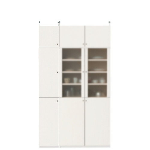 薄型食品保管棚高さ217〜226cm幅30〜44cm奥行19cm厚棚板（棚板厚2.5cm）（高さ＝ラック高さ178cm＋突っ張り棚高さ32cm＋伸縮突っ張り金具）木製片開き扉薄型食品保管棚