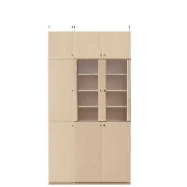 薄型カップボード高さ217〜226cm幅71〜80cm奥行19cm厚棚板(棚板厚2.5cm)(高さ=ラック高さ178cm+突っ張り棚高さ32cm+伸縮突っ張り金具)半透明両開き扉薄型カップボード