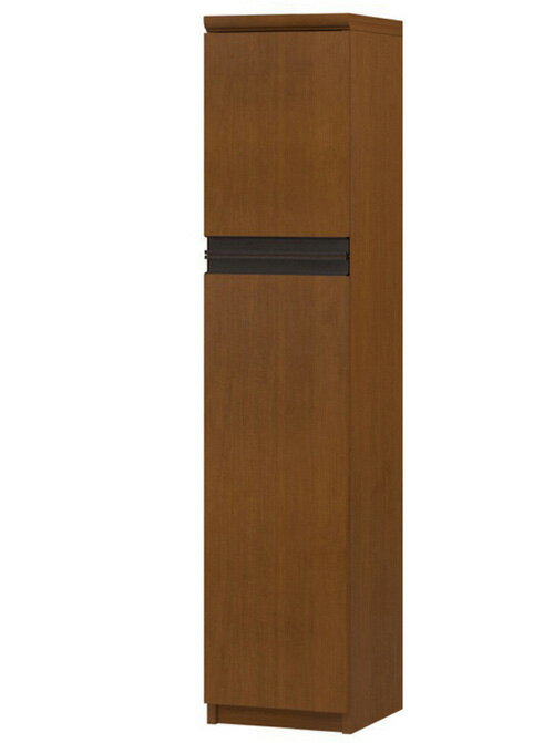 フラット扉扉付き木製整理収納棚 高さ135cm幅25〜29cm奥行40cm 上下共片開き(左開き/右開き) フラット..