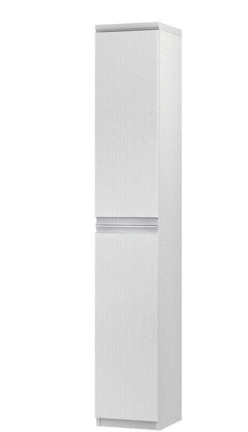 フラット扉リビング隙間収納 高さ178cm幅25〜29cm奥行46cm 上下共片開き(左開き/右開き