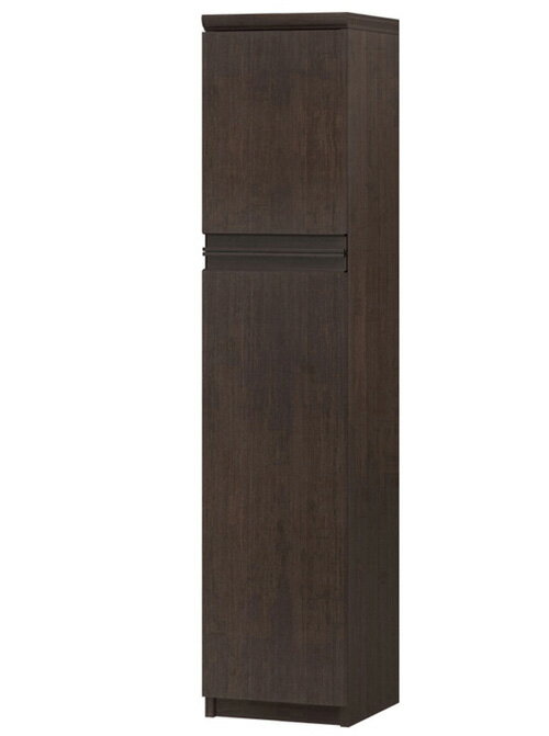 Slim Kitchen Racks - フラット扉キッチン隙間収納 高さ135cm幅25〜29cm奥行31cm厚棚板（棚板厚み2.5cm） 上下共片開き(左開き/右開き) フラット扉付塾家具 本棚 幅 25 cm 横幅 指定