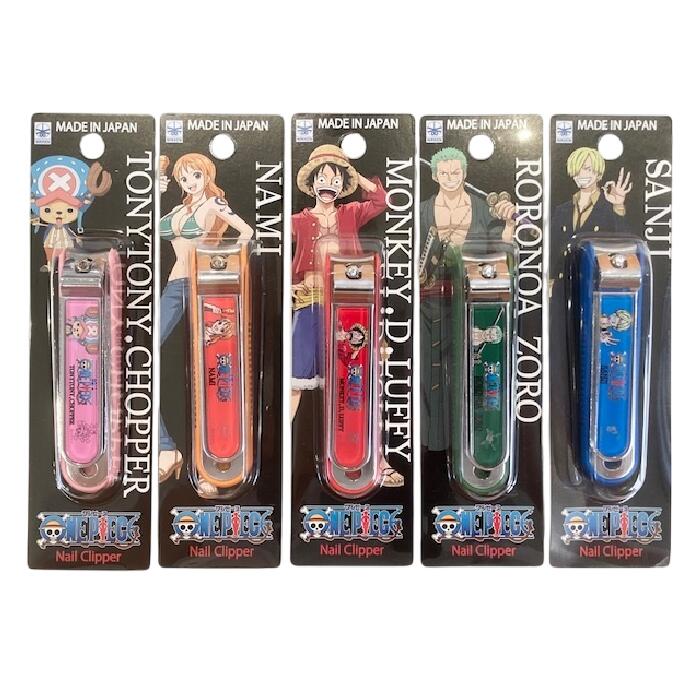 니켄 칼 OUW-1300 원피스 손톱깎이 일본제 루피 조로 나미 상디 쵸퍼 캐릭터 손톱깎이 ONEPIECE 밀짚모자 해적단 밀짚모자 일당 스테인리스제 네일 케어 위생 용품 애니메이션 만화 소년 점프 캐릭터 츠메키