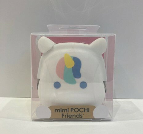 ピージーデザイン mimi POCHI Friends Unicorn White Pink ユニコーン ホワイト ピンク シリコンポーチ がま口 コインケース 動物 小銭入れ かわいい p+gdesign 女性 雑貨 レディース 小物 プレゼント ギフト 贈り物 ミミポチの商品画像 3