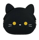 ミミポチフレンズ ピージーデザイン mimi POCHI Friends KURO 黒猫 クロネコ シリコンポーチ がま口 コインケース 動物 猫 ねこ ネコ CAT ブラック キャット 小銭入れ かわいい p+gdesign 雑貨 レディース 小物 子ども 女性 アニマル 財布 プレゼント ギフト 贈り物 ミミポチ