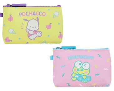 GMCトイズフィールド NUU small SANRIO CHARCTERS けろけろけろっぴ ぽちゃっこ シリコンポーチ ジッパーポーチ アクセサリー入れ 可愛い 雑貨 p+gdesign コスメポーチ 化粧ポーチ 小物 ケロケロケロッピー ポチャッコ サンリオ キャラクター レディース イエロー ピンク