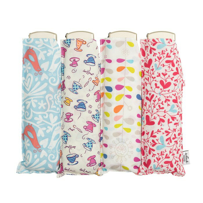 シューズセレクション candy drop ポケフラット55POP 折りたたみ傘 55cm UVカット 遮光効果 防水加工 遮熱効果 POP柄 ポップ 晴雨兼用 紫外線対策 携帯 おりたたみかさ umbrella GOPOP-3F-55