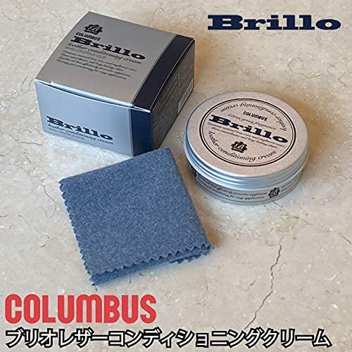 コロンブス 革クリーム シューケア ブリオ レザーコンディショニングクリーム 90g Brilloレザーケア レザークリーム 日本製 COLUMBUS 国産 日本産 革 本革 牛革 メンズ レディース 財布 ウォレット ギフト プレゼント