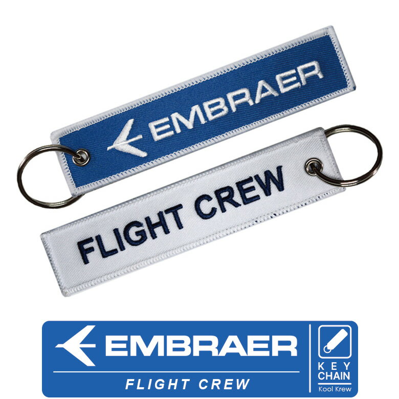 KOOL KREW クールクルー キーチェーン キーホルダー タグ エンブラエル EMBRAERFLIGHT CREWAIRBUS BOEING エアバス ボーイング エアライン メーカー フライトタグ Flight tag キーホルダー keychain航空グッズ goods送料無料