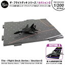 ザ フライトデッキ シリーズ セクションG 1/200 スケール アメリカ海軍 CVN-65 空母 エンタープライズ F-14 TOMCAT 第4試験評価飛行隊 エヴァリュエイターズ 付属 ダイキャスト製 模型 飛行 甲板 ジオラマ パネル ミリタリー スケール モデル コレクション