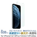 ブルーライトカット ガラスフィルム iPhone 13 / iPhone13 Pro / iPhone13 mini / iPhone 13 Pro Max 保...
