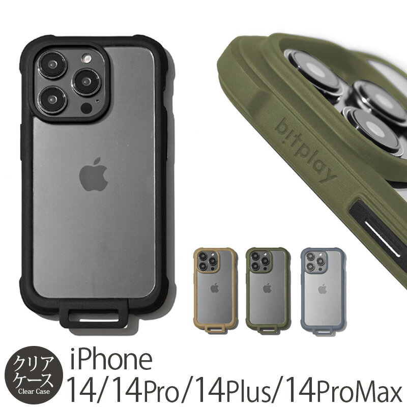 iphone14pro ケース 衝撃/ iPhone14Pro Max ケース / iphone14plus ケース bitplay ブランド / iPhone14 / 耐衝撃 米軍 MIL規格 ABSOLU..