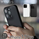 MYNUS iPhone15 Pro    iPhone 15 Pro CASE ޥۥ ޥʥ С  ץ    ֥ iPhone 15 ץ ե󥱡 15 Pro ӥ ۥ  ǥ ե ߥ˥ޥꥹ MY-IP15P1 