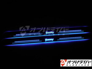 ジムニー 旧型 JB23/33/43 LED スカッフプレート 青 ブルー シーケンシャル 流れる 最新デザイン 日本語説明書付き 1年保証あり 即納