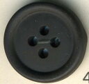トップカラーポリボタン(マット）　4つ穴　ディープブラウン