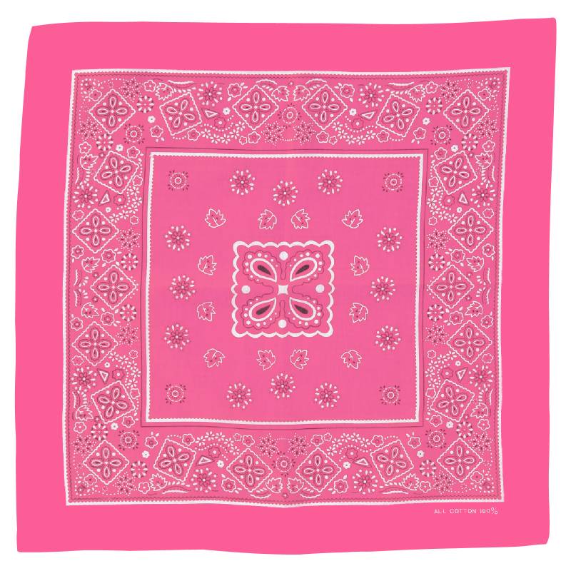 バンダナ 蛍光ピンク