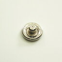 【カネエム製】 アメリカンホック 金属スナップボタンパーツ ゲンコ 10mm シルバー 【30個】