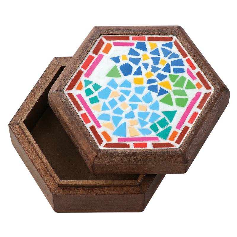 マルチ六角箱 ATねんど・プラモザイク付