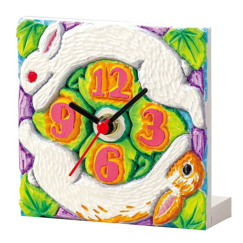 白彫板時計 白彫板100MM角