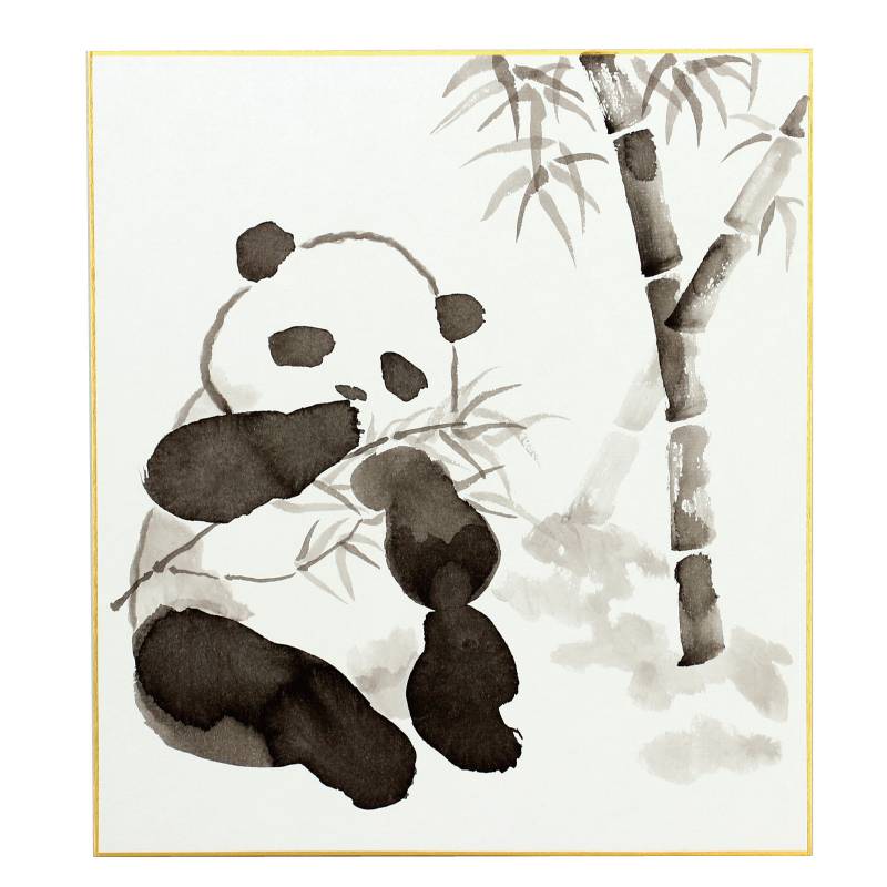 水墨画個人セット 色紙付