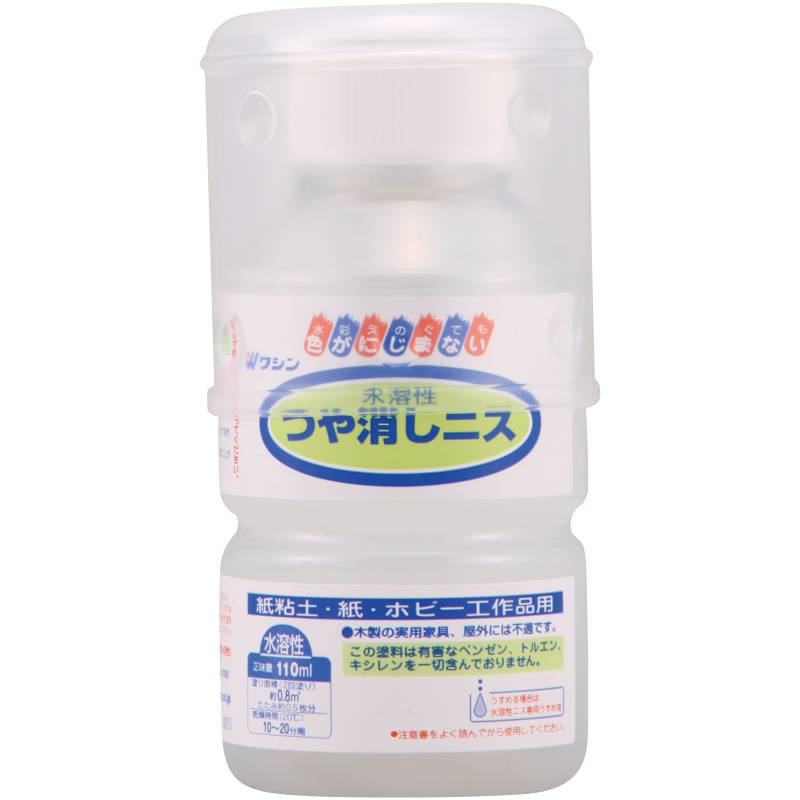 Rakuten - ワシン水溶性つや消しニス 110Ml