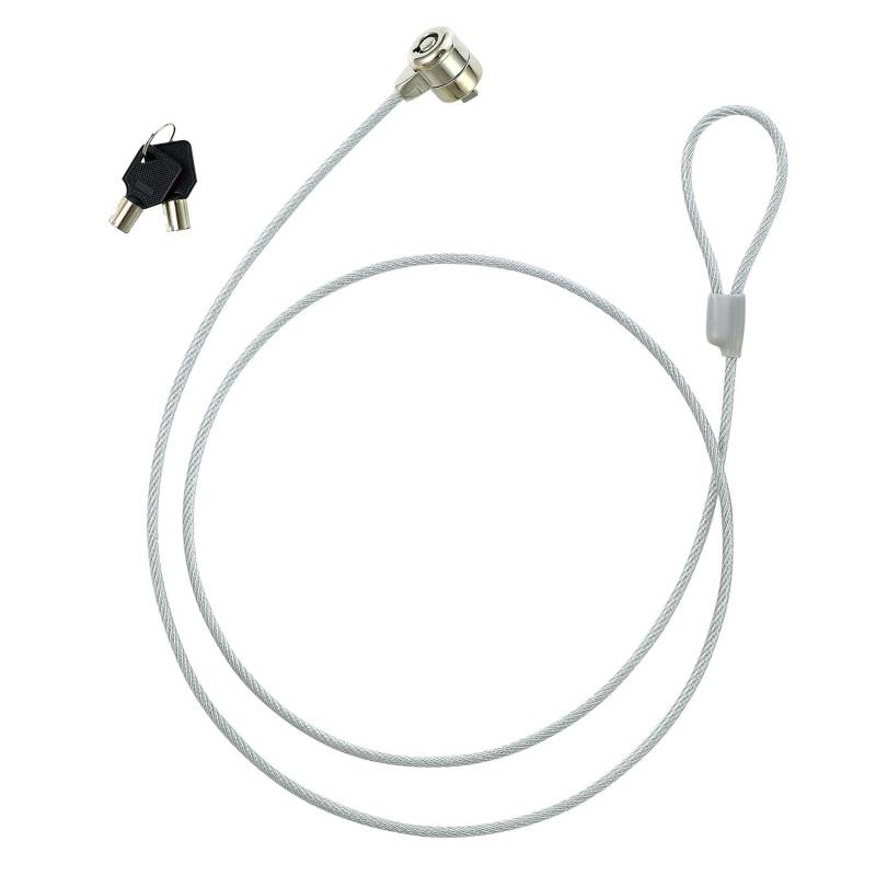 セキュリティワイヤー シリンダー錠タイプ 1.8m