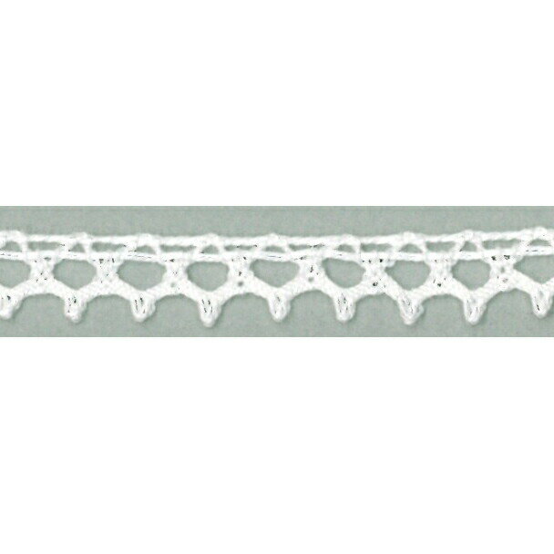 【20M巻】足利トーションレース　Torchon-Lace　コットン＆コットン　9mm幅　Made In Japan