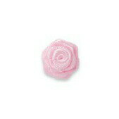 『サテン 巻きバラ モチーフ 13mm』 10個単位 【13色展開】