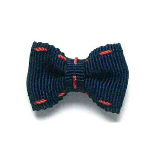 『ステッチ グログラン 帯付き蝶タイリボン モチーフ 小 25mm幅』 10個入り 【17色展開】