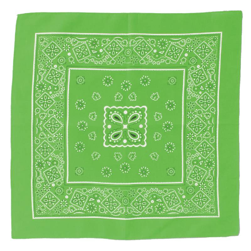 バンダナ 蛍光グリーン