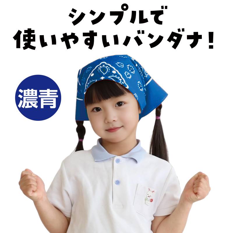バンダナ濃青の紹介画像2
