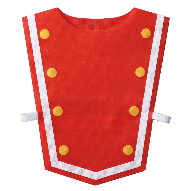 商品の説明 ⇒ 他のクラフト工作用品を見る 商品説明：手作り不要！ 着るだけでマーチングバンド衣装のできあがり！商品サイズ（単位mm)：約365×300mmセット内容：0重量（g）：18材質：不織布、ゴム包装形態：pp袋販売単位：単品生産国...