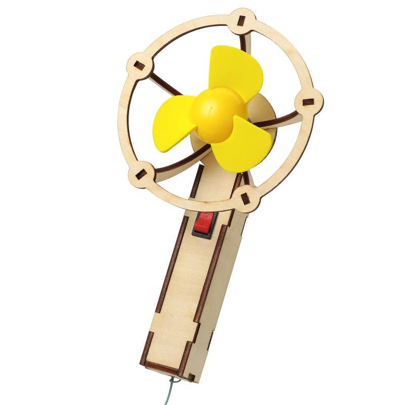 木製ハンディ扇風機組立キット