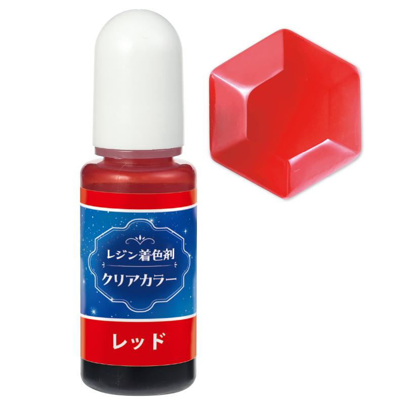 商品の説明 ⇒ 他のレジン用品を探す 商品説明：鮮やかな発色！混ぜて楽しむレジン用着色剤！鮮やかな発色と高い透明感を兼ね備えたレジン着色剤です。さらりとした低粘度でレジン液になじみやすく、ムラになりにくい仕上がりが特徴。少量でもしっかりと色づき、混色も自由自在です。時間が経っても色あせにくく、美しい色合いを長くキープ。ホワイトを加えれば、不透明カラーの調整も簡単に行えます。透明感のある作品からしっかりとしたカラー表現まで、アクセサリーやキーホルダーなど、さまざまなレジンクラフトにおすすめの着色剤です。レジン着色剤　クリアカラー　透明色　レッド　10ml　レジン液用　高濃度顔料　混色可能　変色しにくい　透明発色　不透明調整　アクセサリー制作　ハンドメイド　UVレジン対応　手作りキット　ジュエリークラフト　クラフト用塗料注意ー商品サイズ（単位mm)：10mlセット内容：本体のみ重量（g）：17材質：合成樹脂、有機溶剤包装形態：ヘッダー付き袋入り販売単位：個生産国：中国パーティ・イベント衣装・コスチューム・ワークショップ・知育・おもちゃ・工作・自由研究・学校教材・教育・運動会・キット・備品・クラフト・アーテック/Artec 激安手芸用品通販店ウイングスだからできる問屋価格です ※工場からのお取り寄せになりますので、ご注文が確定してもタイミングにより売り切れ・入荷待ち状態である場合がございます。 ※お使いのディスプレイや環境によって画像のお色と異なる場合がございます。予めご了承お願いします。 ご注意 ※工場からのお取り寄せになりますので、ご注文が確定してもタイミングにより売り切れ・入荷待ち状態である場合がございます。 ※お使いのディスプレイや環境によって画像のお色と異なる場合がございます。予めご了承お願いします。