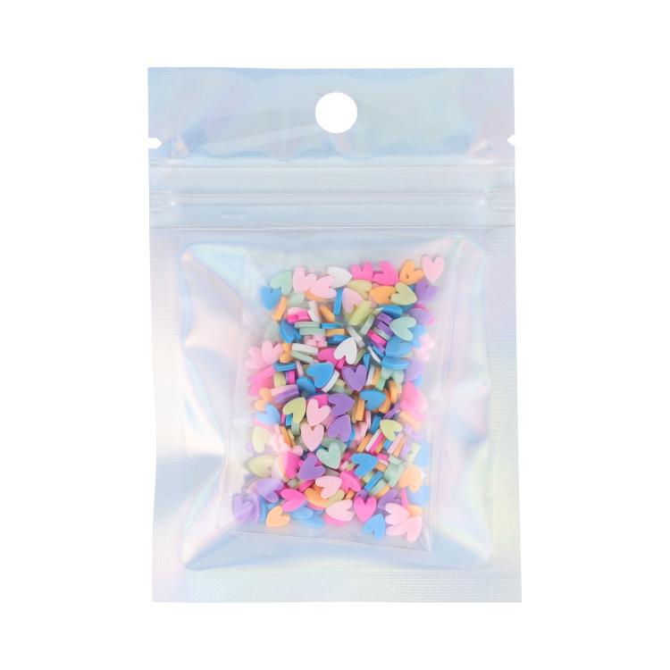 デコパーツ トッピングフレーク カラフルハート