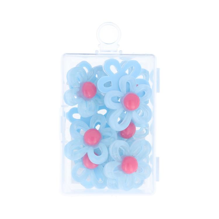 乐天商城 - デコパーツ フラワー ブルー【12個入り】