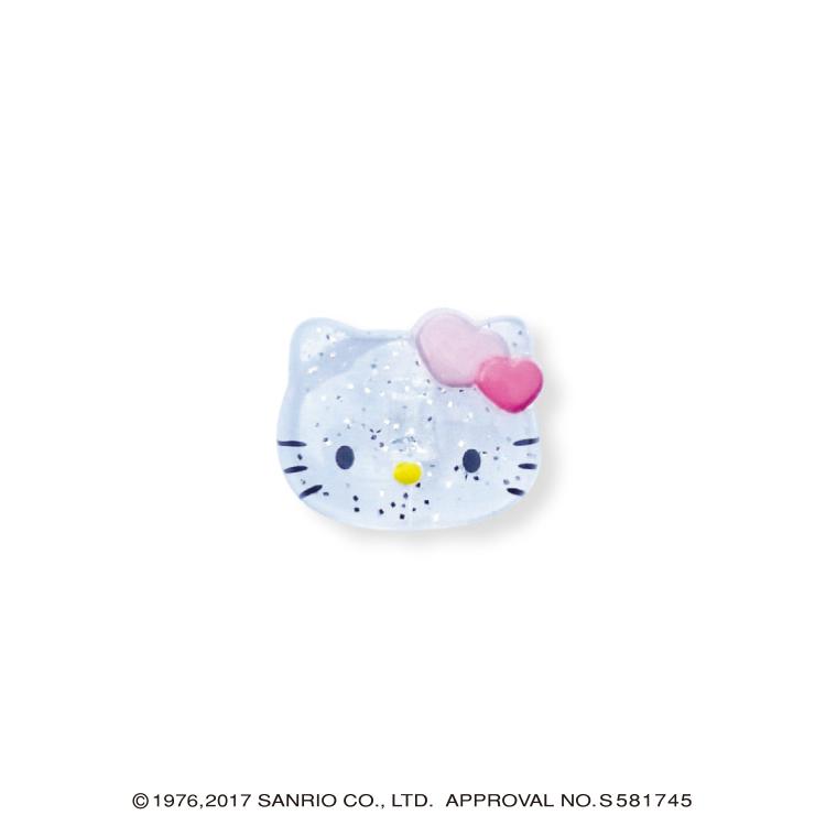 Button - ハローキティ キャラクターラメボタン 約15mm【2個入り】