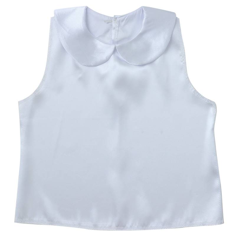 商品の説明 ⇒ 他のシャツを探す 商品説明：光沢が美しい！丸襟付きのかわいいサテンシャツ！大人気の衣装ベースシリーズの丸襟付きのサテンシャツです。光沢のあるソフトサテン素材を使用し、上品で柔らかな印象に仕上げました。背面にはボタンが付いてお...