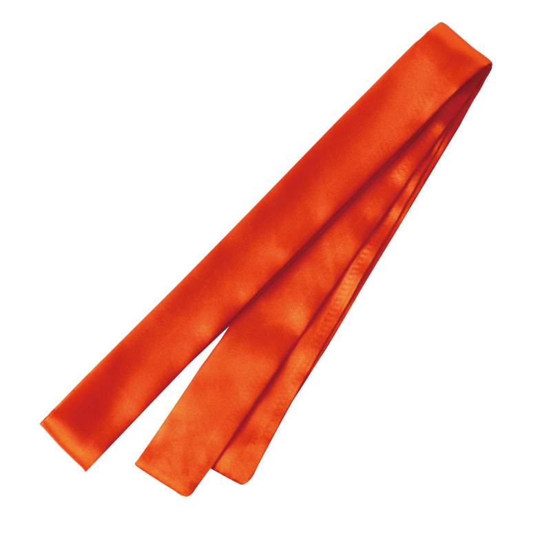 ソフトサテン はちまき 橙