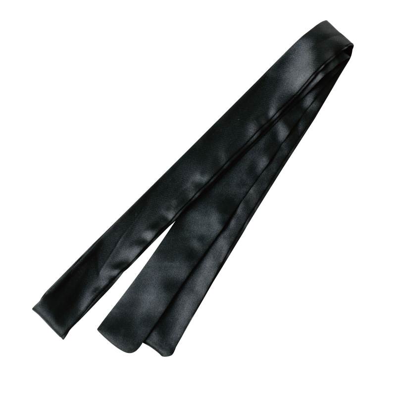 ソフトサテン はちまき 黒